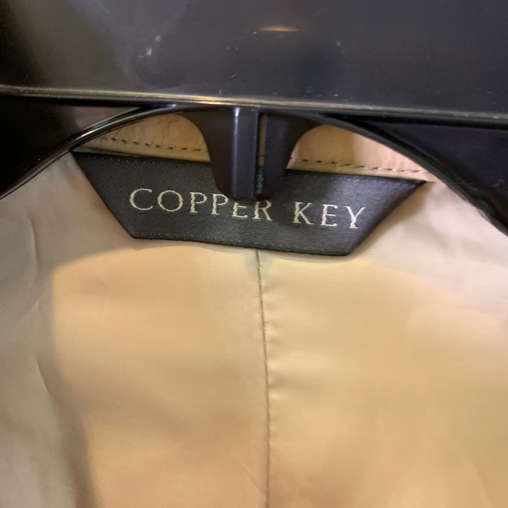 Copper Key Tan Leather Jacket - image 3